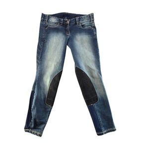 Ariat Women Denim‎ Riding Breeches Medium Wash Size 28R Equestrian